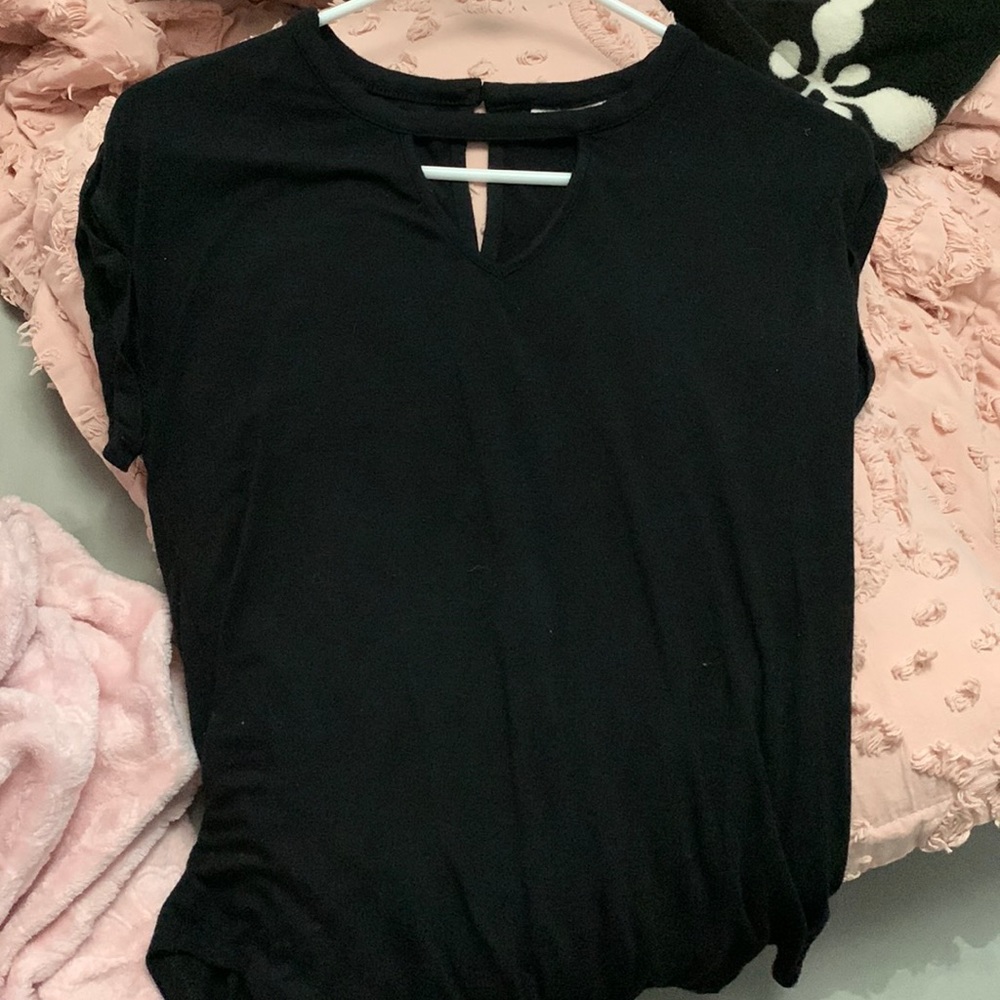 black dress shirt